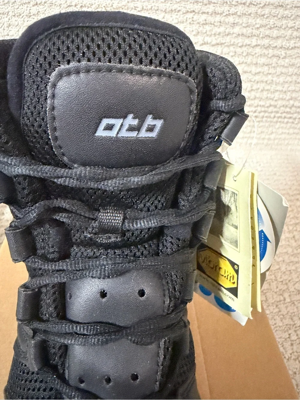 ОТВ - BUSHMASTER 8 Men's Black Tactical Boots with Supportive Cushioning